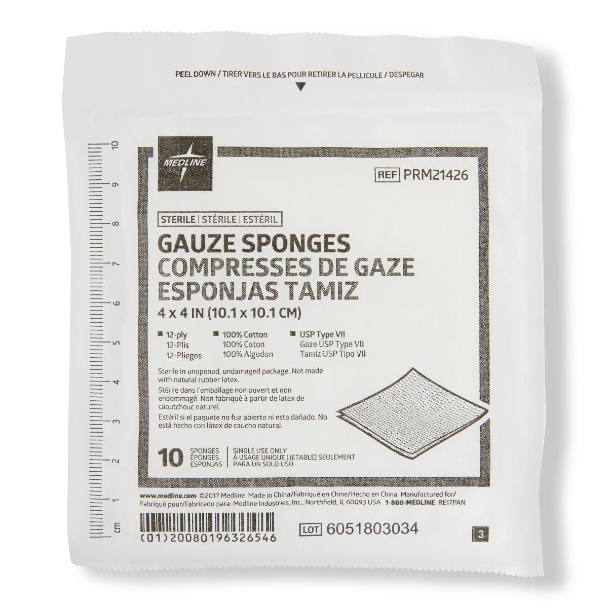 Medline Woven Sterile Gauze Sponges