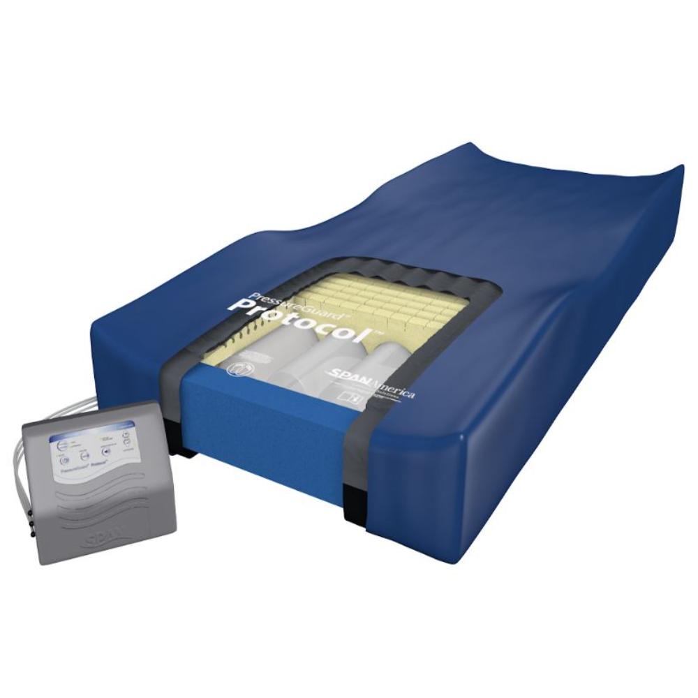 SPAN PressureGuard Protocol Mattress with Raised Perimeter with control unit