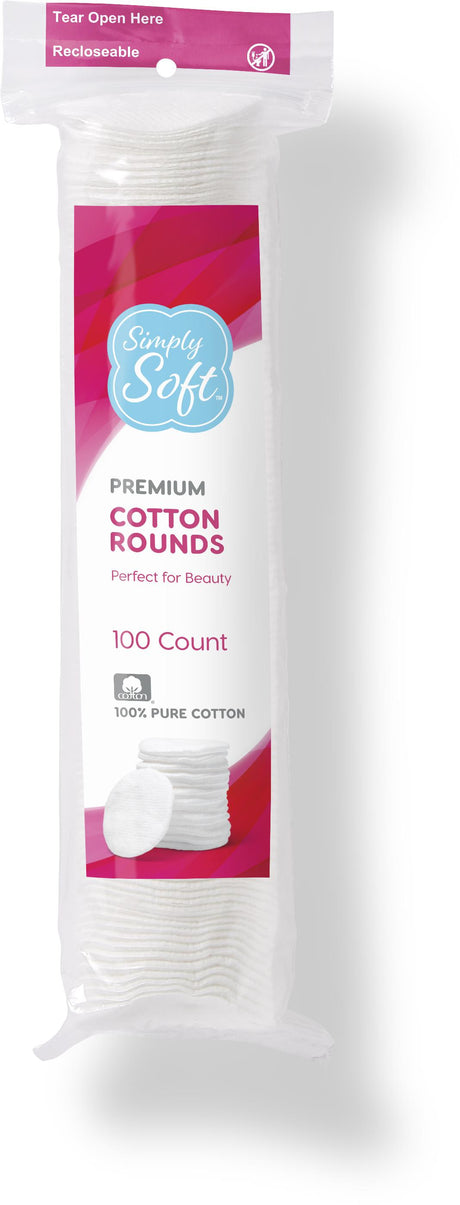 Medline Simply Soft Cotton Rounds