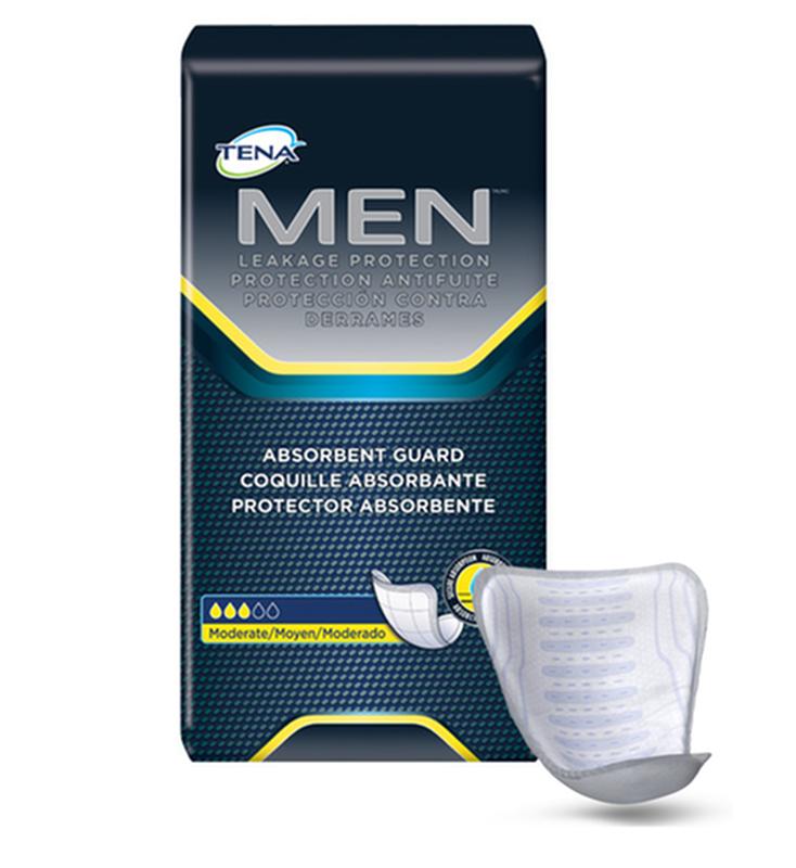 TENA® MEN™ Moderate Guards Incontinence Pad for Men (Pack of 120)