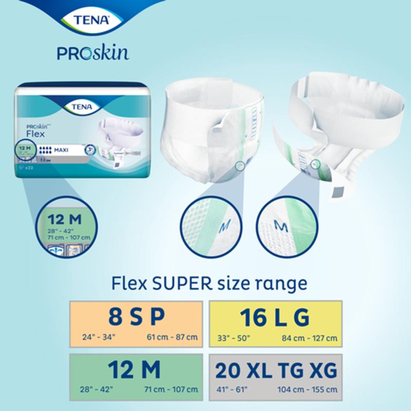 TENA ProSkin Flex Super Brief Máxima absorción (paquete de 90)