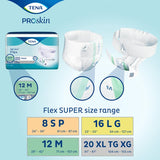 TENA ProSkin Flex Super Brief Maximum Absorbency (Pack of 90)