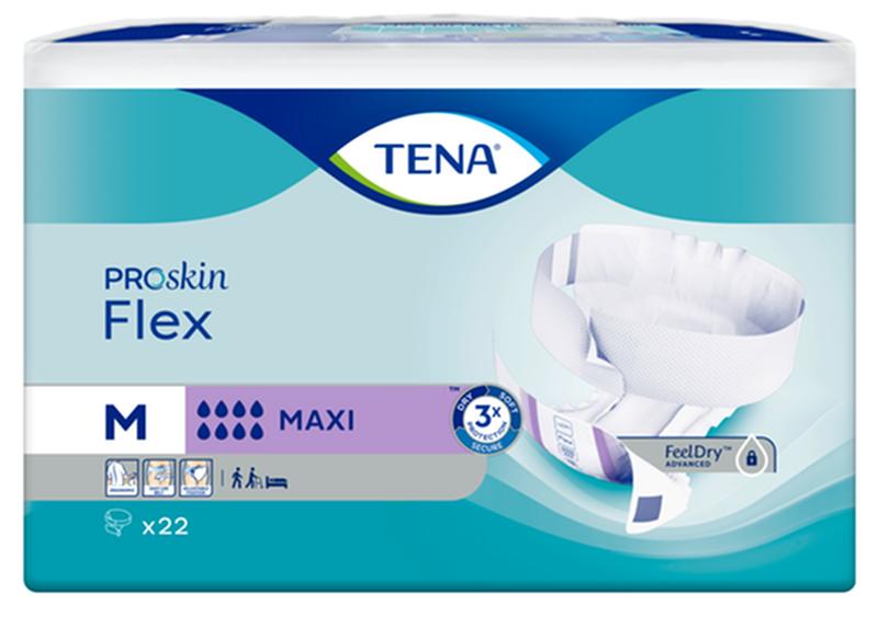 TENA ProSkinFlex Maxi Brief Maximum Absorbency (Pack of 66)