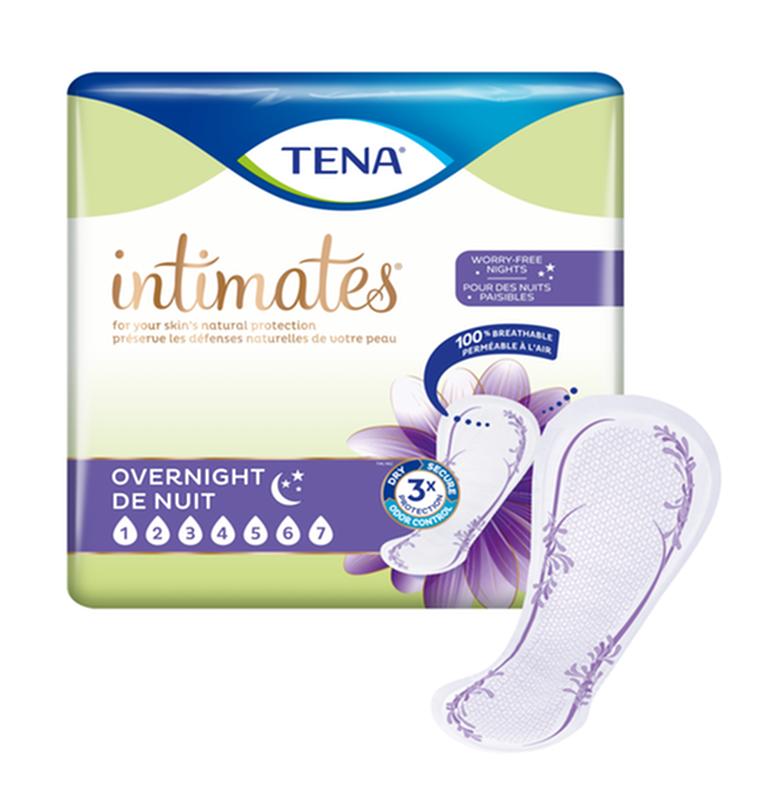 Serviettes pour incontinence Tena® Intimates™ de nuit, absorption maximale