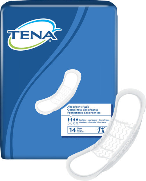 Compresa Tena® Day Light para incontinencia severa, 2 piezas, absorción baja