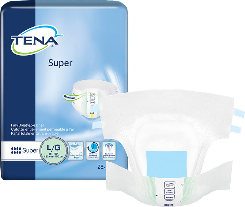 Tena® Super Incontinence Brief, Super Absorbency, Large