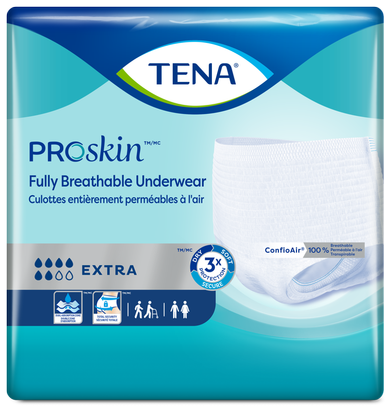 Sous-vêtements Tena® Extra Protective pour incontinence, très absorbants, taille S