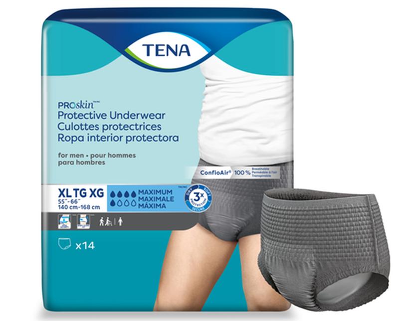 Tena® Proskin™ Protective Incontinence Underwear For Men, Maximum Absorbency, X-Large