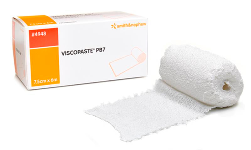 Pansement médicamenteux en pâte Viscopaste Pb7 Ea/1, taille 7,5 cm x 6 m