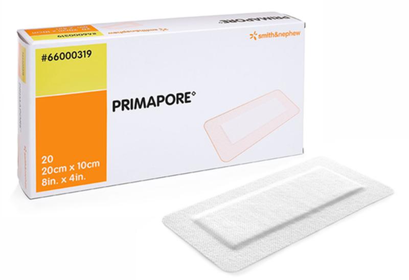 Apósito postoperatorio de baja adherencia Primapore Bx/20, tamaño 20 cm x 10 cm