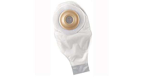 Activelife® One-Piece Durahesive® Skin Barrier, Pre-Cut Stoma Opening 1-1/4" (32Mm), Drainable Pouch, Transparent 12" (30.5Cm), Tail Clip - Box Of 5