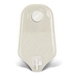 Bolsa de urostomía de dos piezas Natura®, brida de 1-1/4" (32 mm), transparente de 10" (25,4 cm), grifo Accuseal® - Caja de 10