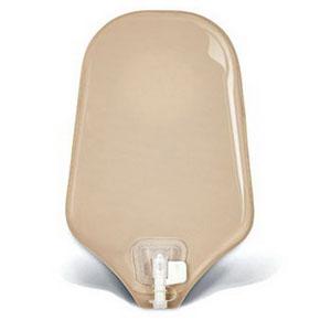 Poche d'urostomie Natura® en deux parties, bride 1-1/4" (32 mm), opaque 9" (23 cm), robinet Accuseal® - Boîte de 10