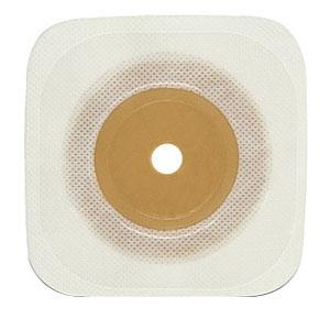 Esteem Synergy® Stomahesive® Skin Barrier, 5" X 5" (12.5Cm X 12.5Cm) White, Cut-To-Fit Stoma Opening Up To 2-3/8" (61Mm) - Box Of 10