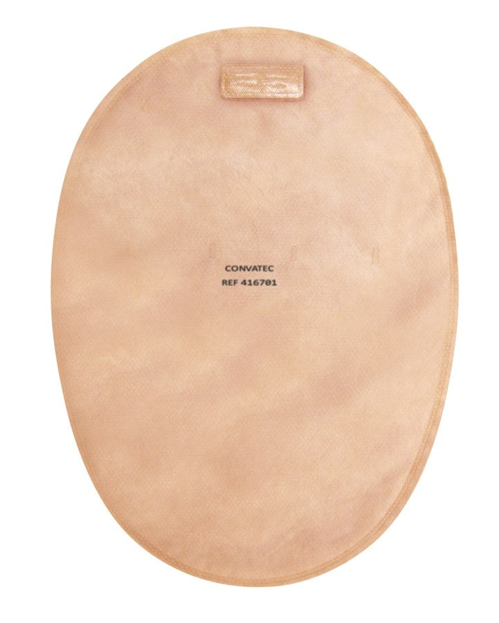 Barrera cutánea Stomahesive® de una pieza Esteem®+, abertura para estoma precortada, bolsa cerrada, transparente, 20,3 cm (8 in) - Caja de 30