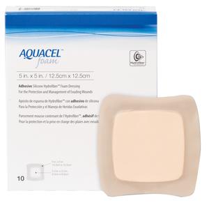 Pansement adhésif en mousse Aquacel Bx/10, stérile 12,5 cm x 12,5 cm