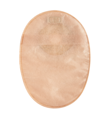 Esteem®+ One-Piece Stomahesive® Skin Barrier, Cut-To-Fit Stoma Opening 3/4" - 2-3/4" (20Mm - 70Mm), Mini Closed Pouch, Opaque With Easy-View Window 6" (15.2Cm) - Box Of 30