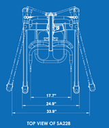 BestStand SA228/SA228H Plataforma elevadora de pie - Canadá