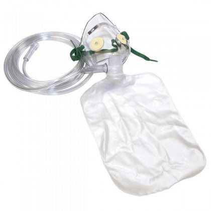 (Cs/50)Ea/1 Airlife 3-In-1 Oxygen Mask ,High-Concentration With Safety Vent -Adult