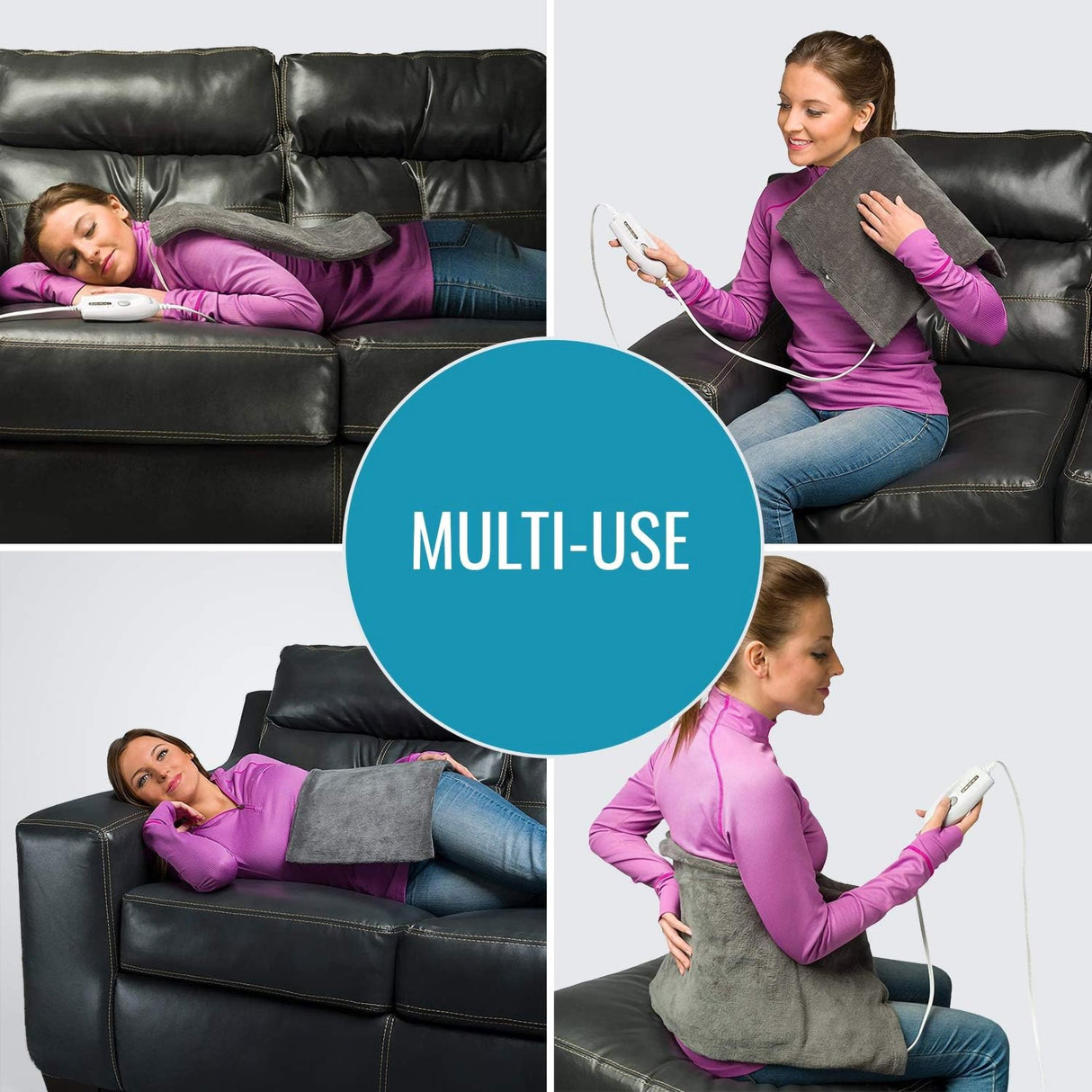 Moist/Dry Heating Pad General Purpose Reusable