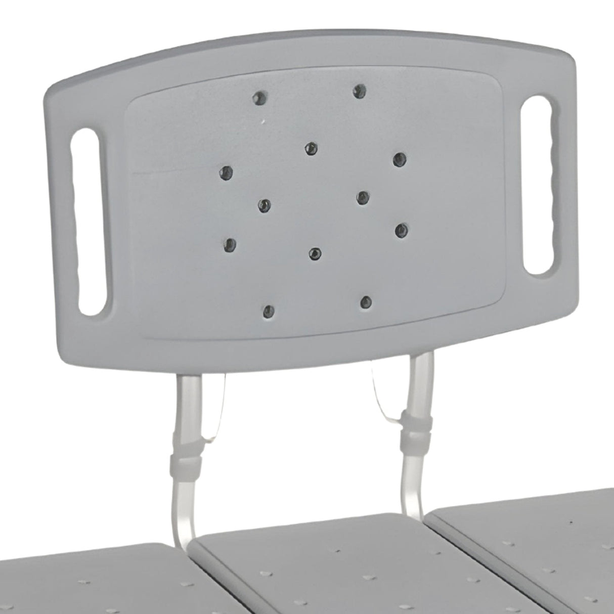 McKesson Knocked Down Bariatric Bath Transfer Bench Arm Rail 18-1/4 to 23-1/4 Inch Seat Height 500 lbs. Weight Capacity
