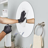 Exam Glove CareStock Large NonSterile Nitrile Standard Cuff Length Fully Textured Black Not Rated