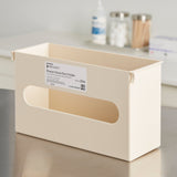 Glove Box Holder McKesson Prevent Vertical Mounted 1-Box Capacity Putty 3-7/8 X 6-1/2 X 11 Inch Plastic