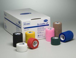 Cohesive Bandage Co-Lastic 2 Inch X 5 Yard Self-Adherent Closure Tan NonSterile Standard Compression