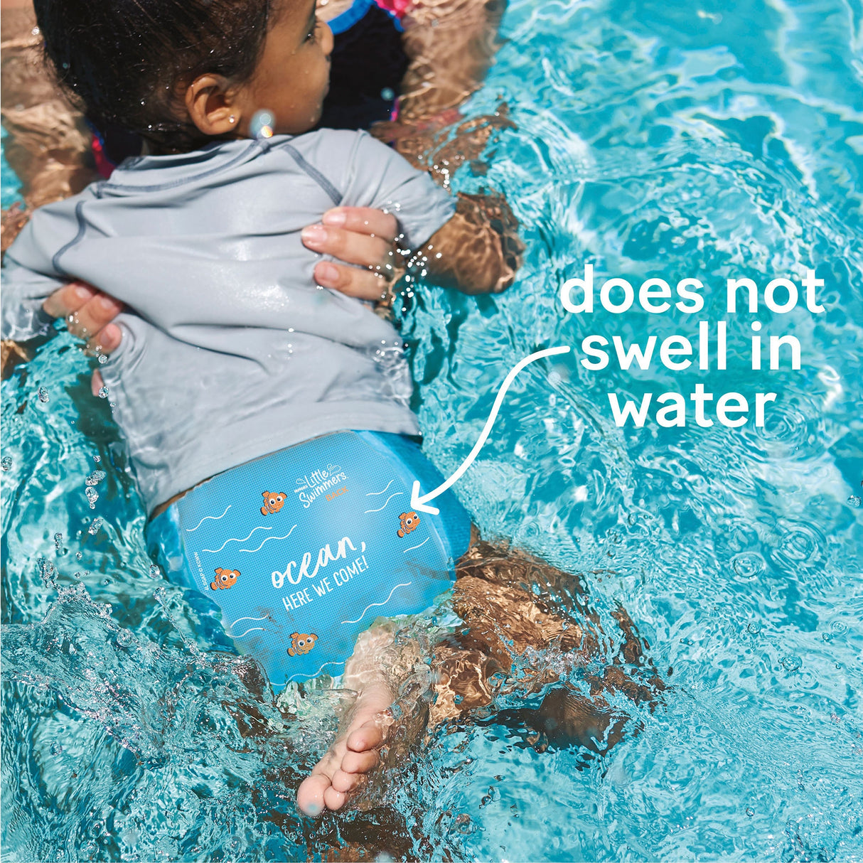 Unisex Baby Swim Diaper Huggies Little Swimmers Size 3 Disposable Heavy Absorbency
