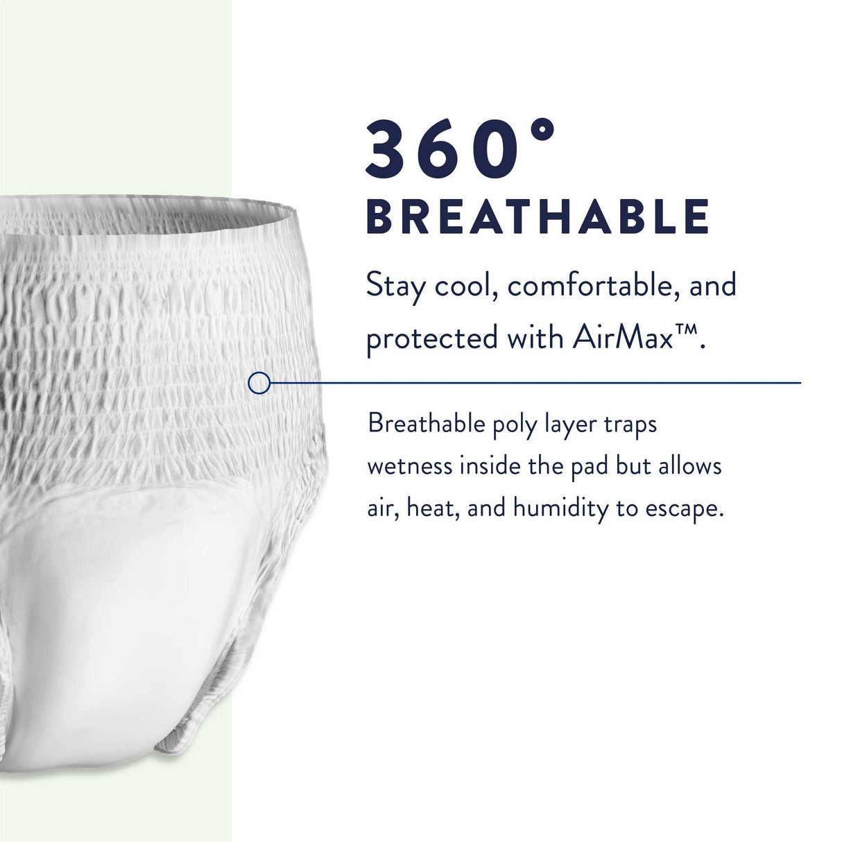 Unisex Adult Absorbent Underwear Prevail Per-Fit Extra Pull On with Tear Away Seams X-Large Disposable Heavy Absorbency