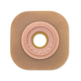 Ostomy Barrier New Image Trim to Fit, Standard Wear Adhesive Tape Borders 70 mm Flange Blue Code System Flexwear Up to 2 Inch Opening 5 X 5 Inch