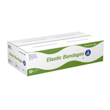 Elastic Bandage Dynarex 4 Inch X 4-1/2 Yard Clip Detached Closure Tan NonSterile Standard Compression