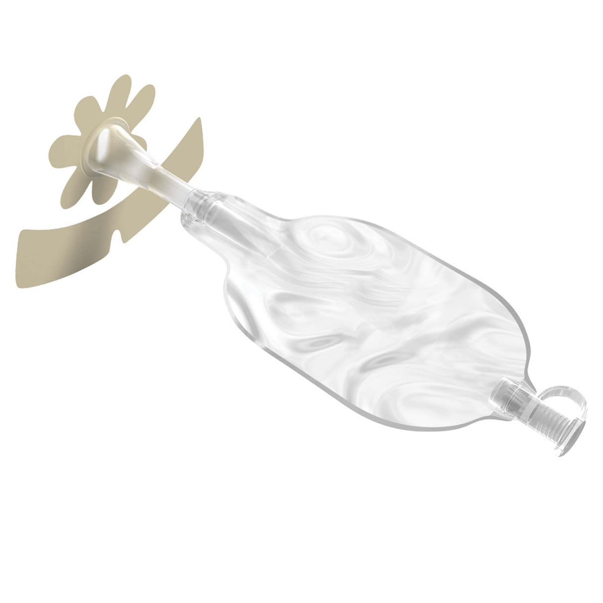 Male External Catheter with Pouch Liberty 3.0 Hydrocolloid Adhesive One Size Fits Most