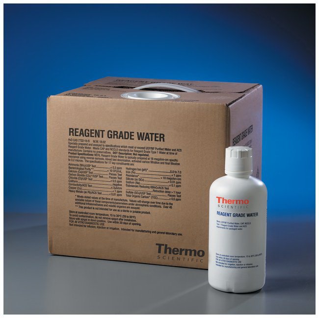Chemistry Reagent Thermo Scientific NERL Water Reagent Grade 100% 20 Liter