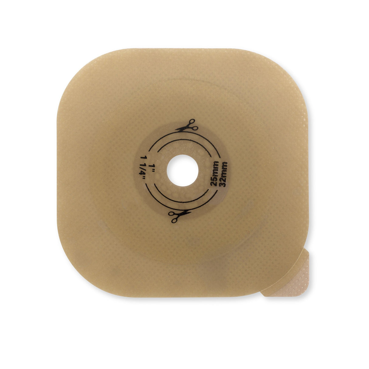 Ostomy Barrier CeraPlus New Image Trim to Fit, Extended Wear Without Tape 57 mm Flange Red Code Up to 1-3/4 Inch Opening