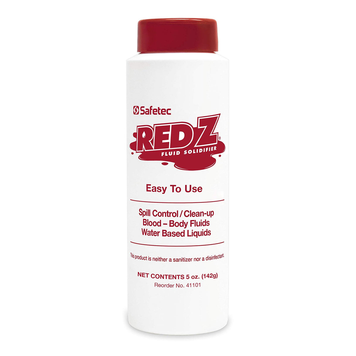 Spill Control Solidifier Red Z Shaker Top Bottle 5 oz.