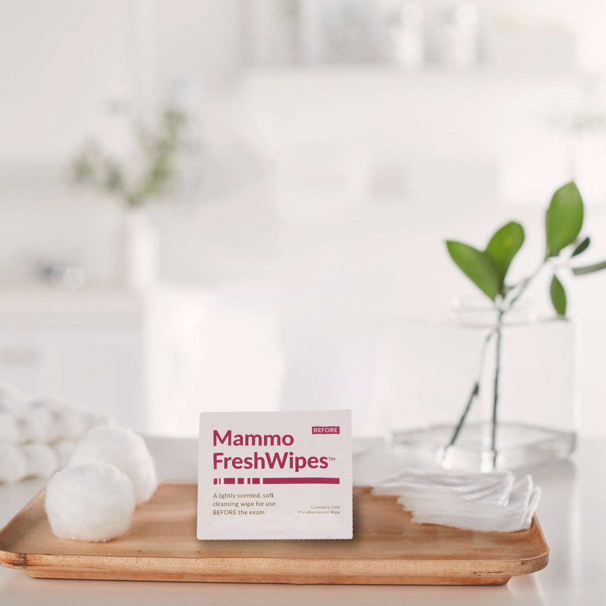 Mammography Cleansing Towelette PDC Freshwipes Individual Packet Scented 50 Count