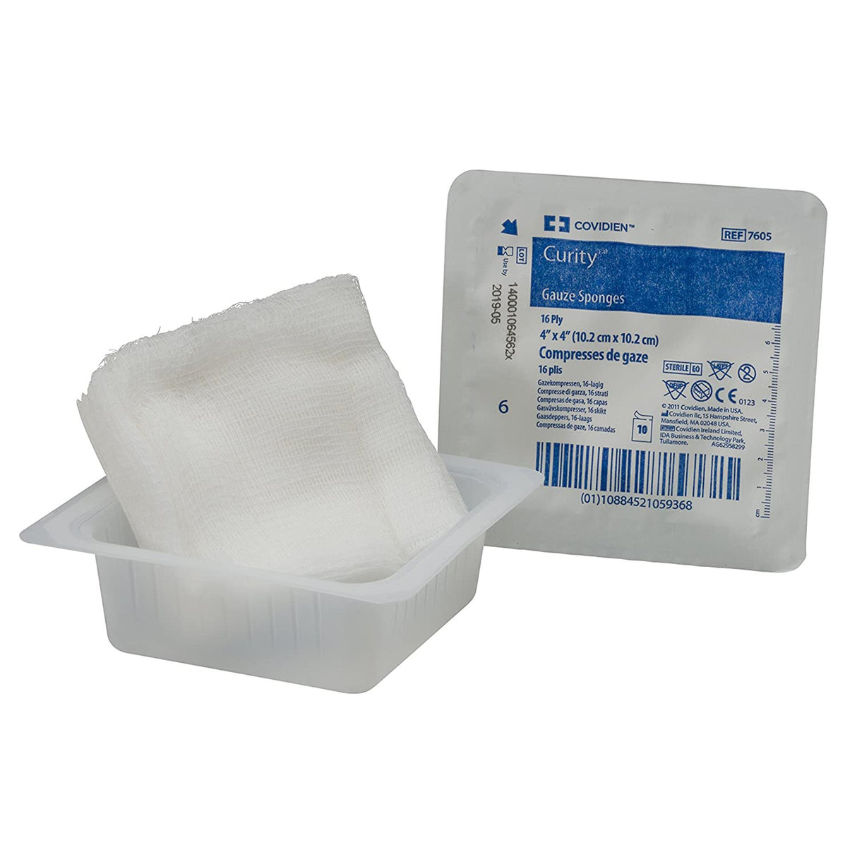Gauze Sponge Curity 4 X 4 Inch 16-Ply Sterile 10 per Tray