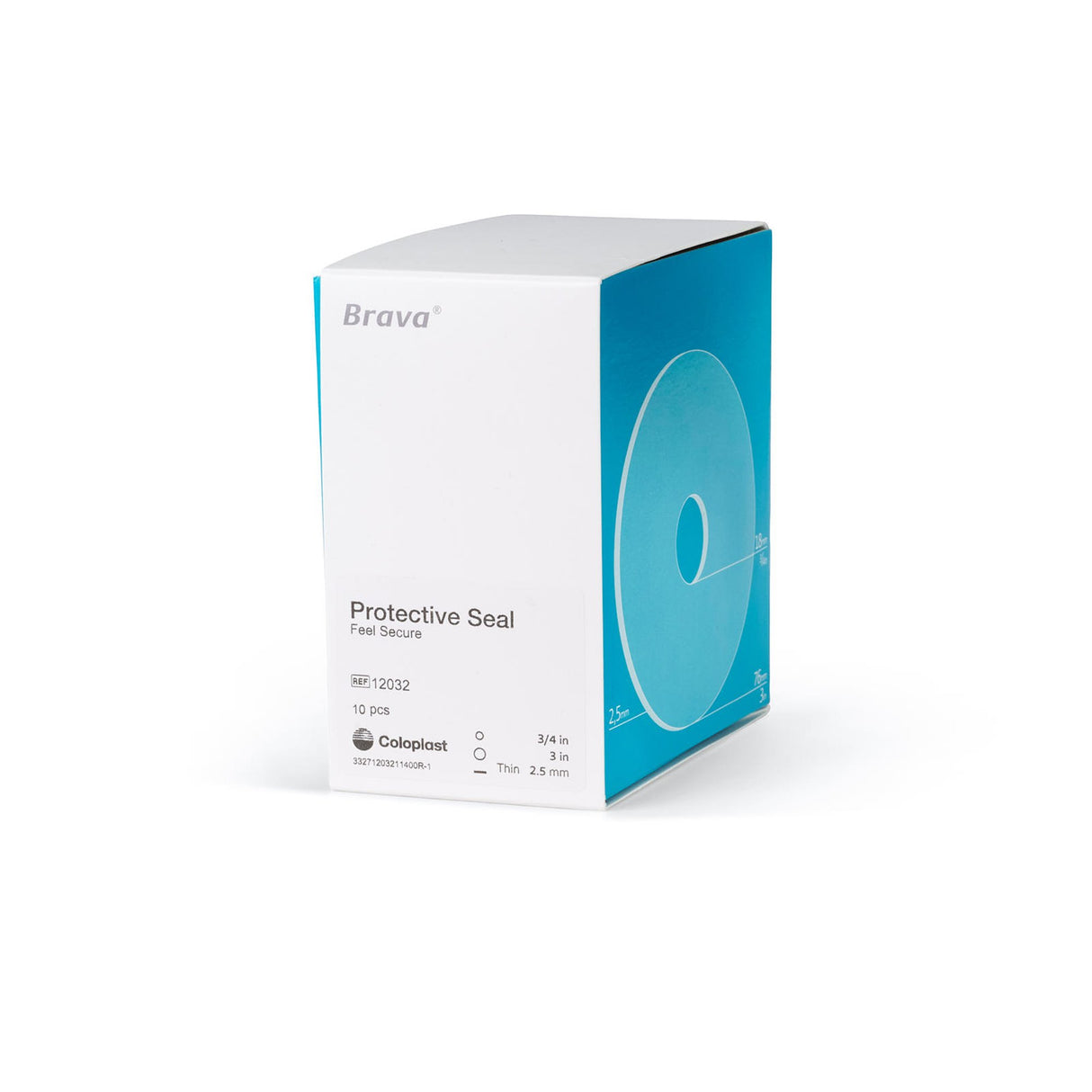 Ostomy Seal Brava Thin 3/4 Inch (18mm) Stoma 3 Inch (76 mm)