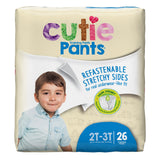 Male Toddler Training Pants Cutie Pants Size 2T to 3T Disposable Heavy Absorbency