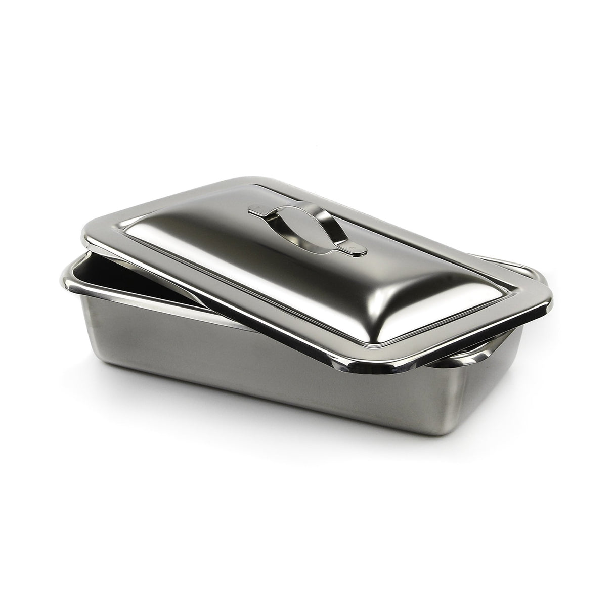 Instrument Tray McKesson Strap Handle Stainless Steel 8-7/8 X 5 X 2 Inch