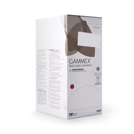 Surgical Glove GAMMEX Non-Latex Sensitive Size 7 Sterile Polychloroprene Standard Cuff Length Micro-Textured Cream Chemo Tested