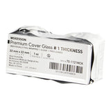 Cover Glass McKesson Square No. 1 Thickness 22 X 22 mm