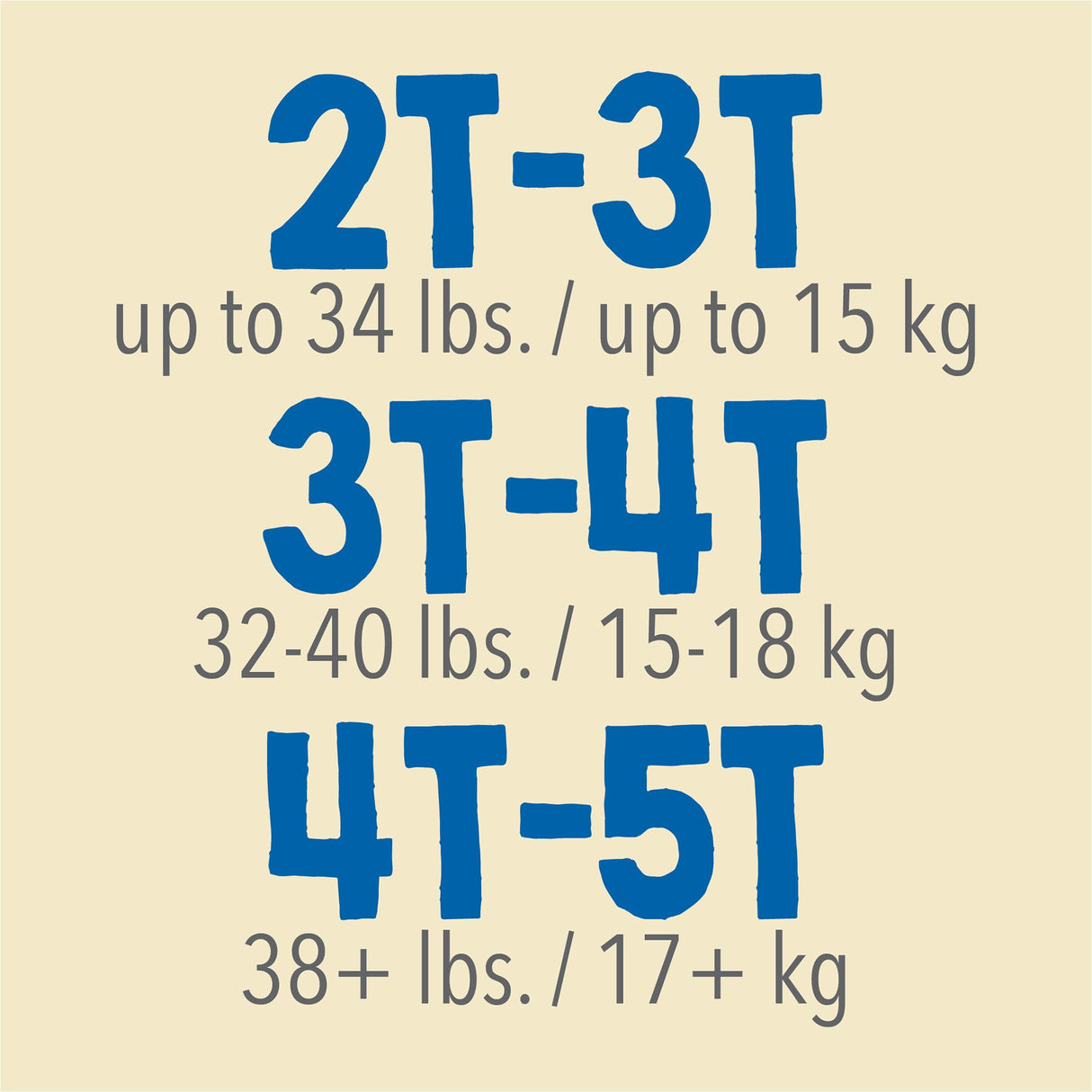Male Toddler Training Pants Cutie Pants Size 4T to 5T Disposable Heavy Absorbency