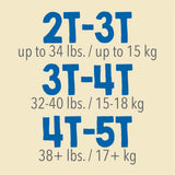 Male Toddler Training Pants Cutie Pants Size 4T to 5T Disposable Heavy Absorbency