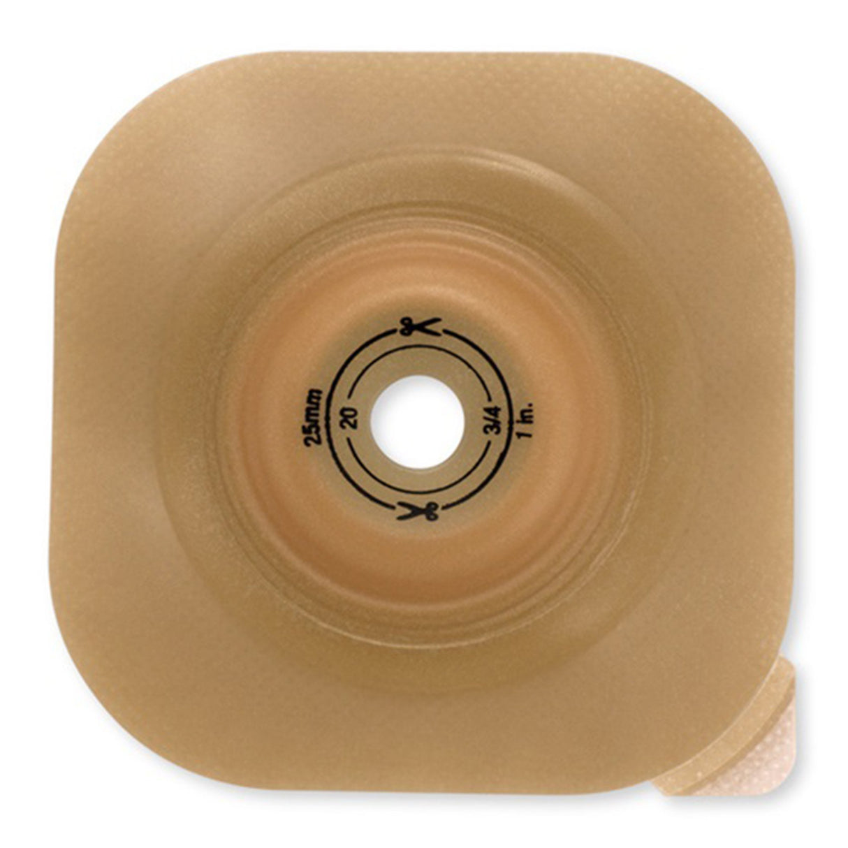 Ostomy Barrier CeraPlus New Image Trim to Fit, Extended Wear Without Tape 70 mm Flange Blue Code System Up to 2 Inch Opening