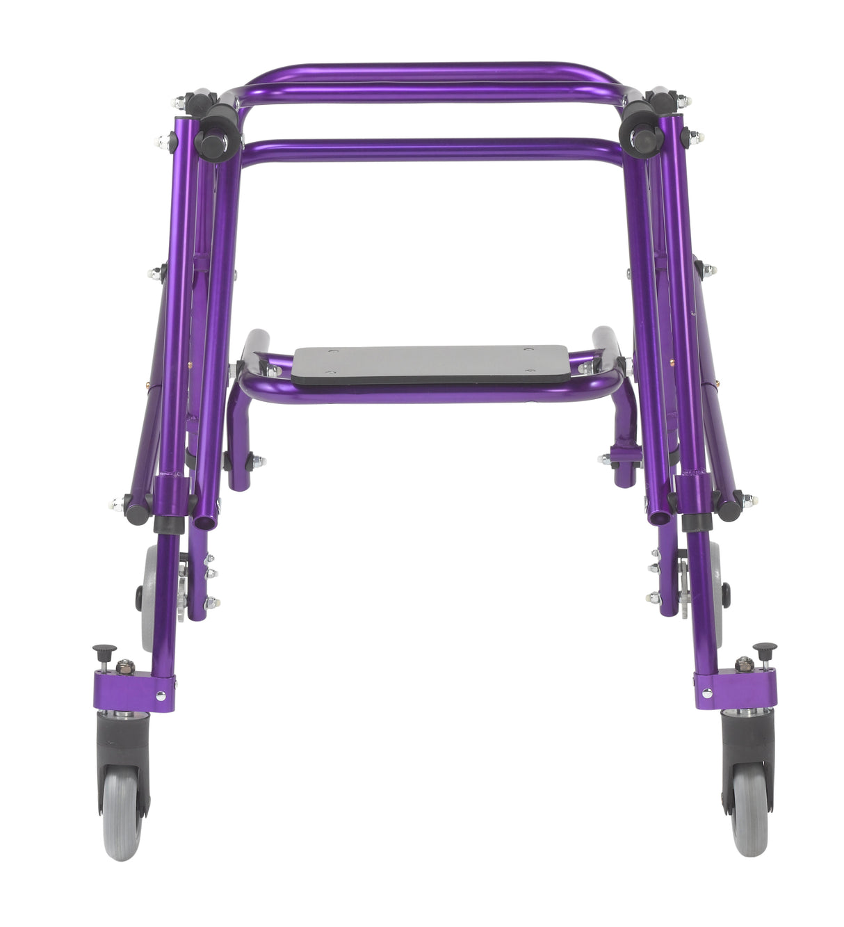 Déambulateur postérieur léger Nimbo 2G avec siège, taille M, violet sorcier