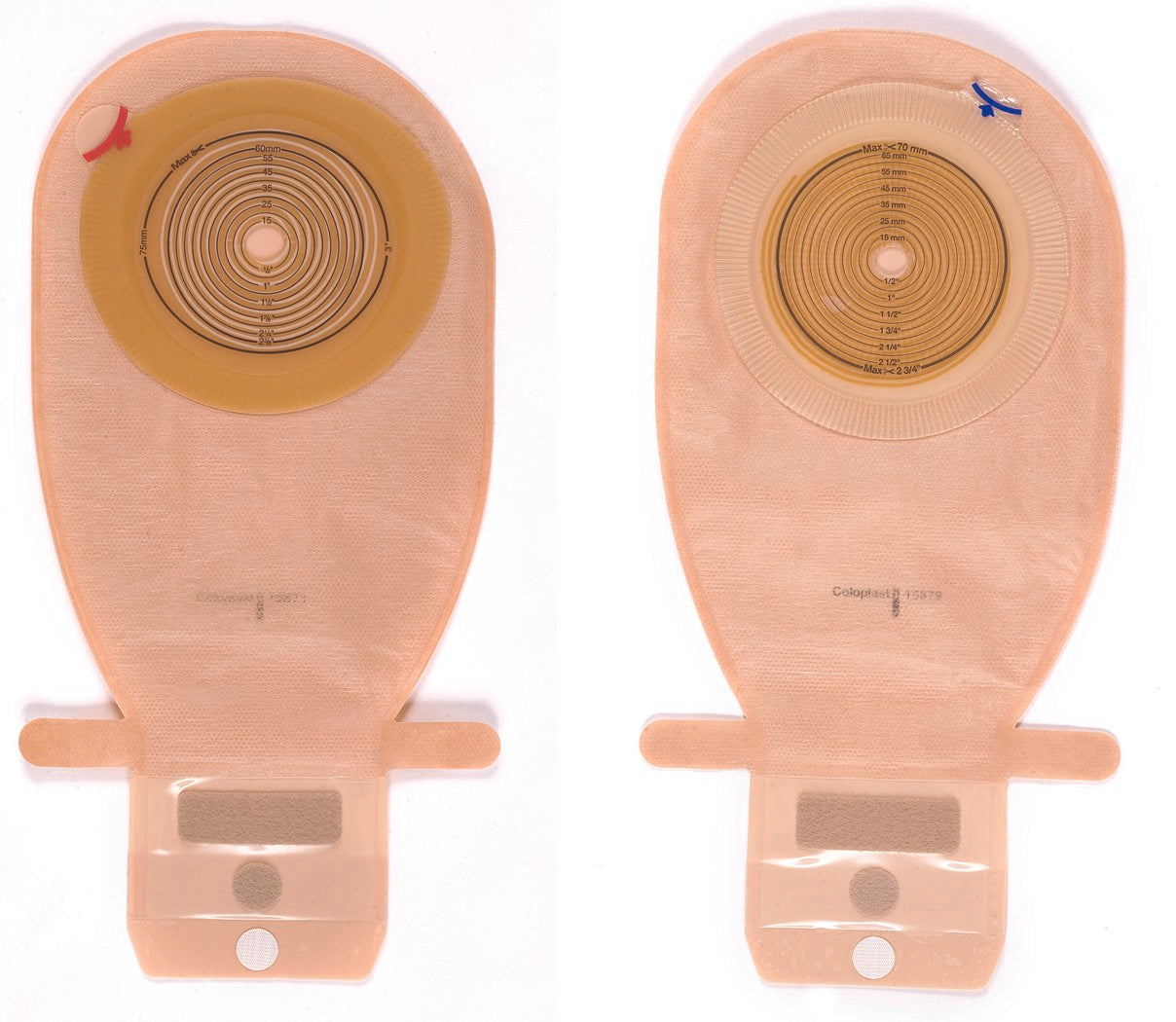 Ostomy Pouch Assura New Generation One-Piece System 11-1/2 Inch Length Convex Light, Trim to Fit 3/4 to 1-3/4 Inch Stoma Drainable