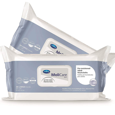 Personal Cleansing Wipe MoliCare Skin Soft Pack Scented 50 Count