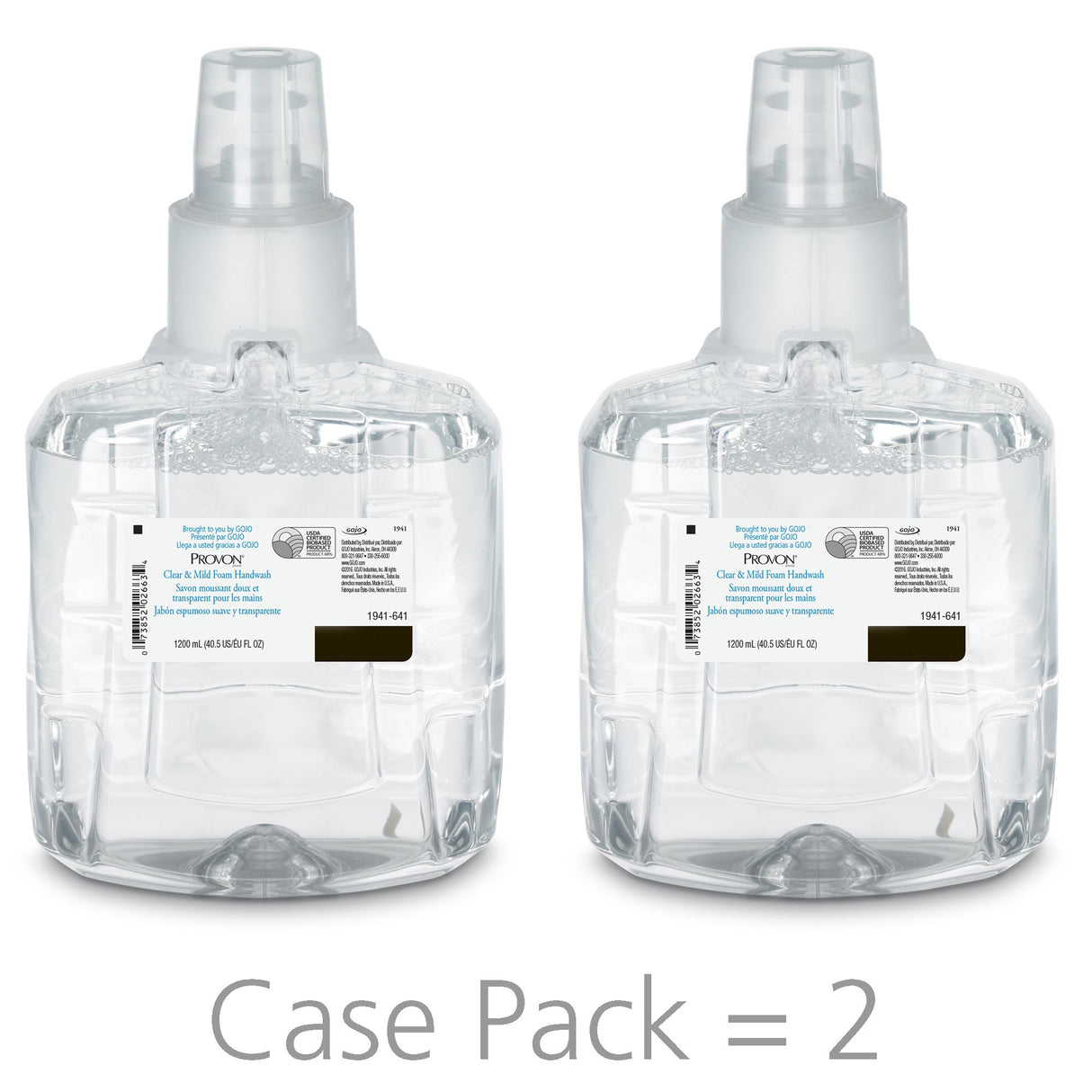Soap PROVON Foaming 1,200 mL Dispenser Refill Bottle Unscented